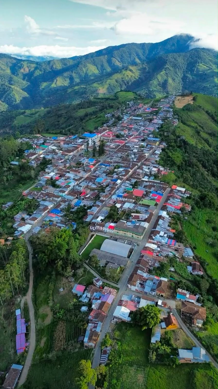 Vista panorámica de El Cairo, Valle del Cauca